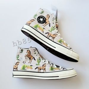 Converse Chuck 70 Hi 'Wild Horses' String Egret Men's 13